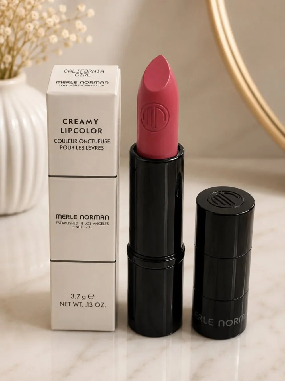 Merle Norman Creamy Lipcolor California Girl Full Size discontinued NEW in Box